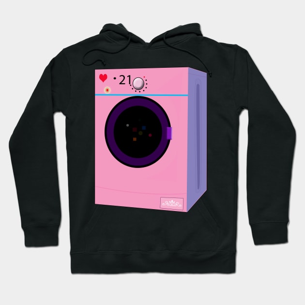 Washing Machine Hoodie by momomoma